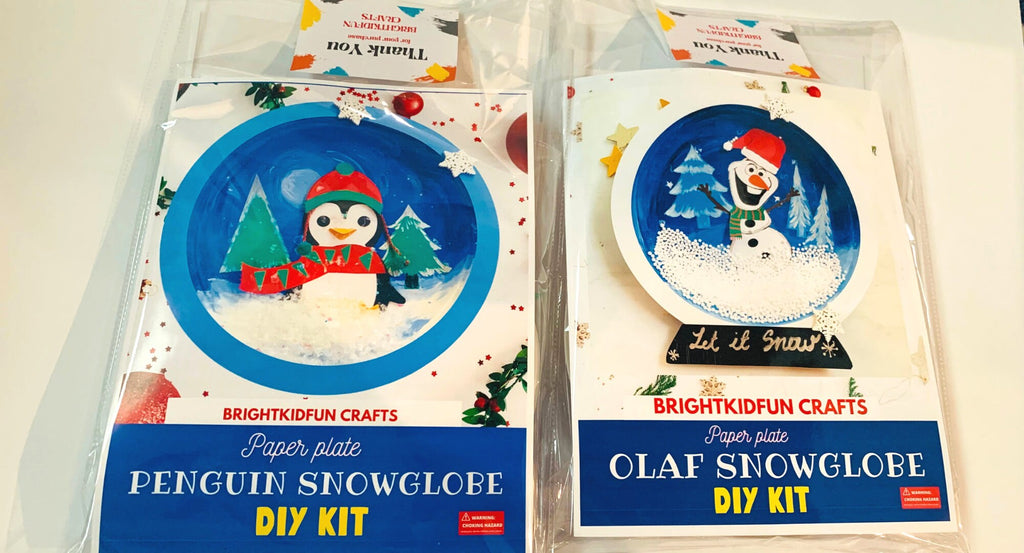 Snow Globe DIY Kit|  Christmas gift| DIY Activity Kit| holiday gift for kids - holiday crafts - Christmas craft kits for kids