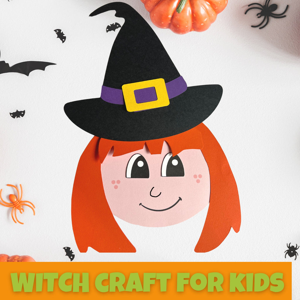 HALLOWEEN Paper Witch Craft| Halloween craft| Fall craft ideas| Halloween activity for kids|Preschool craft|Kids DIY kit