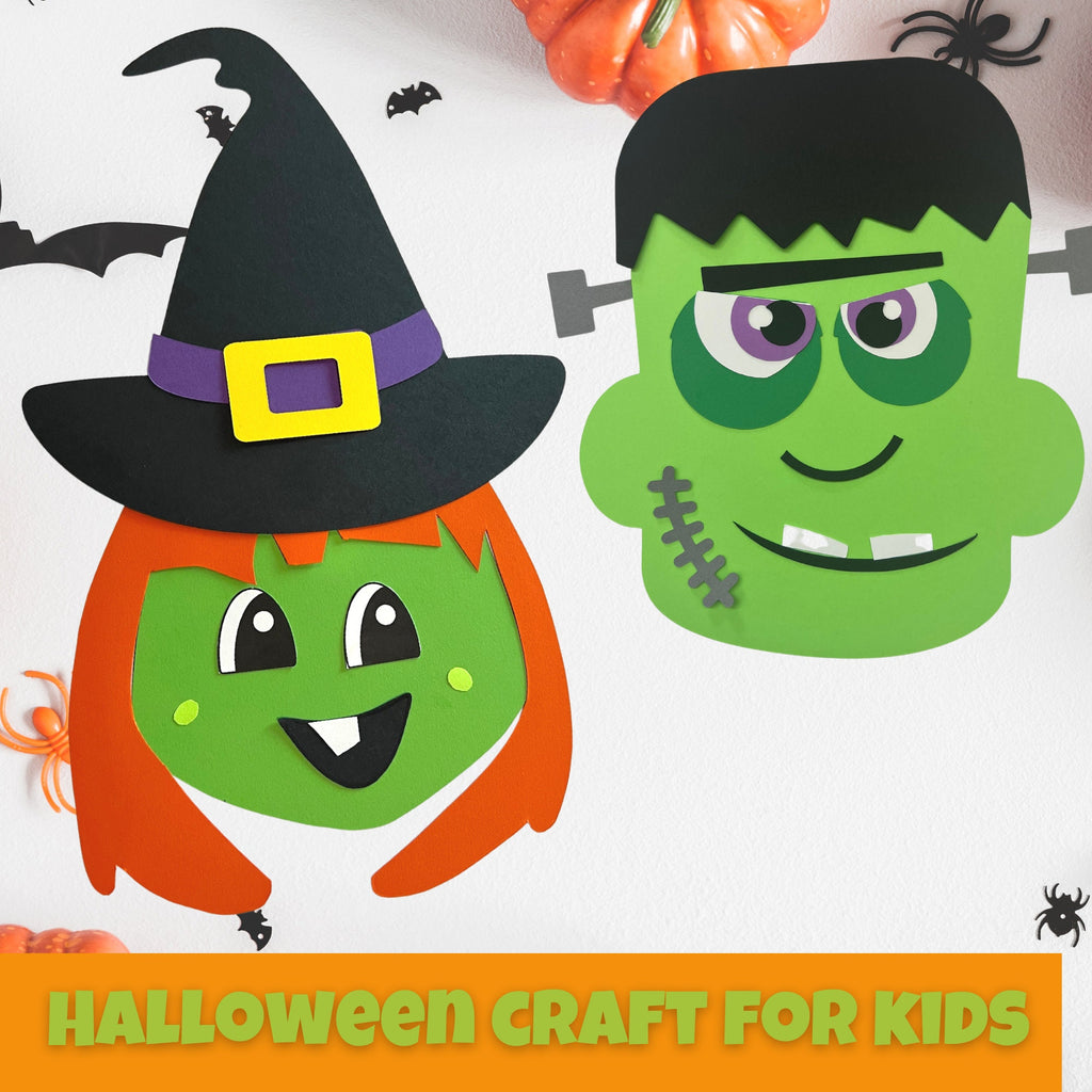 HALLOWEEN Paper Witch Craft| Halloween craft| Fall craft ideas| Halloween activity for kids|Preschool craft|Kids DIY kit