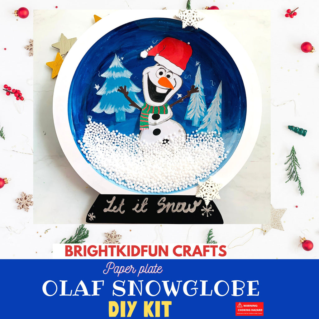 SET of 2 Snow Globe DIY Kit| BUNDLE of 2| winter craft for kids| Christmas gift| Diy Activity Kit| Christmas craft for kids