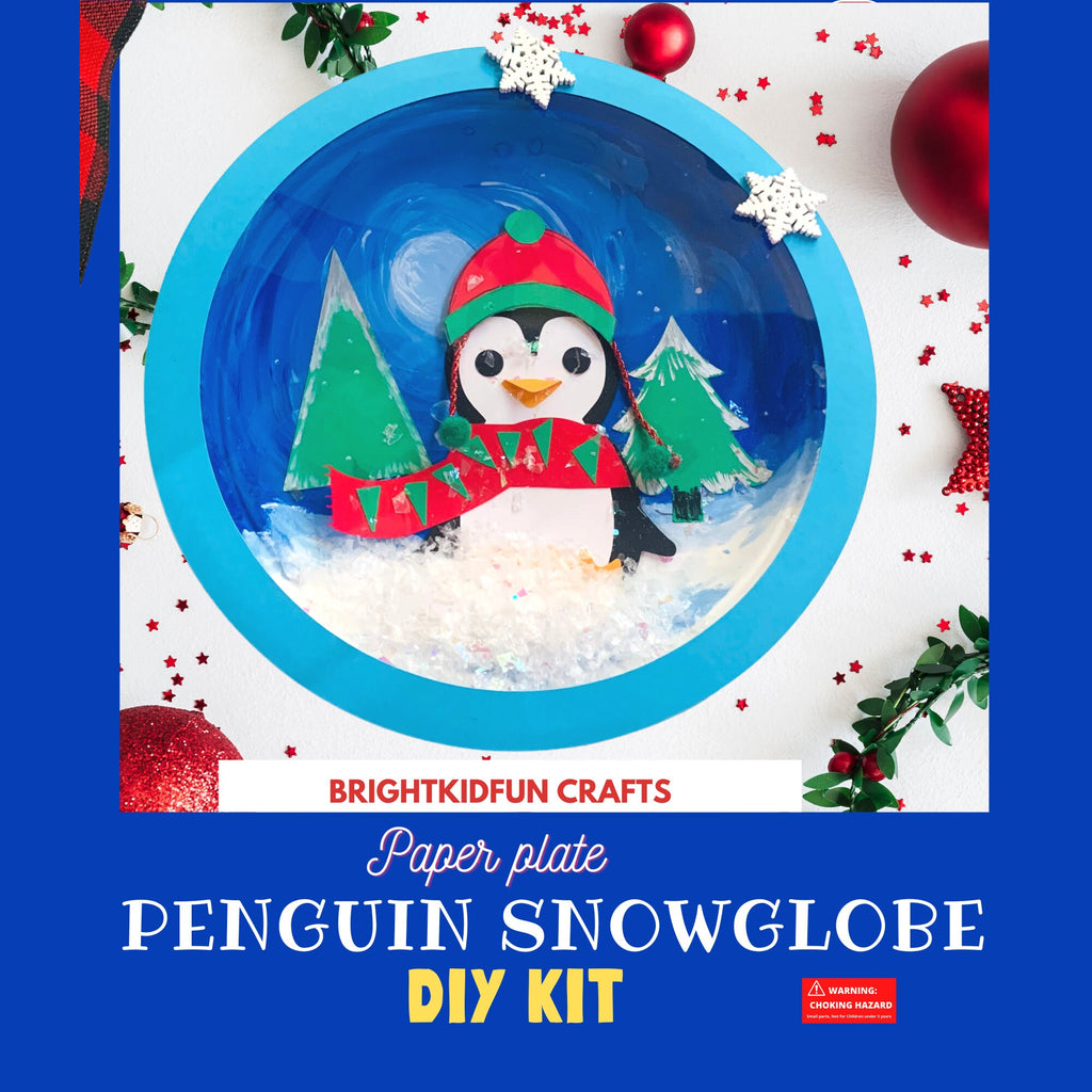 Snow Globe DIY Kit|  Christmas gift| DIY Activity Kit| holiday gift for kids - holiday crafts - Christmas craft kits for kids