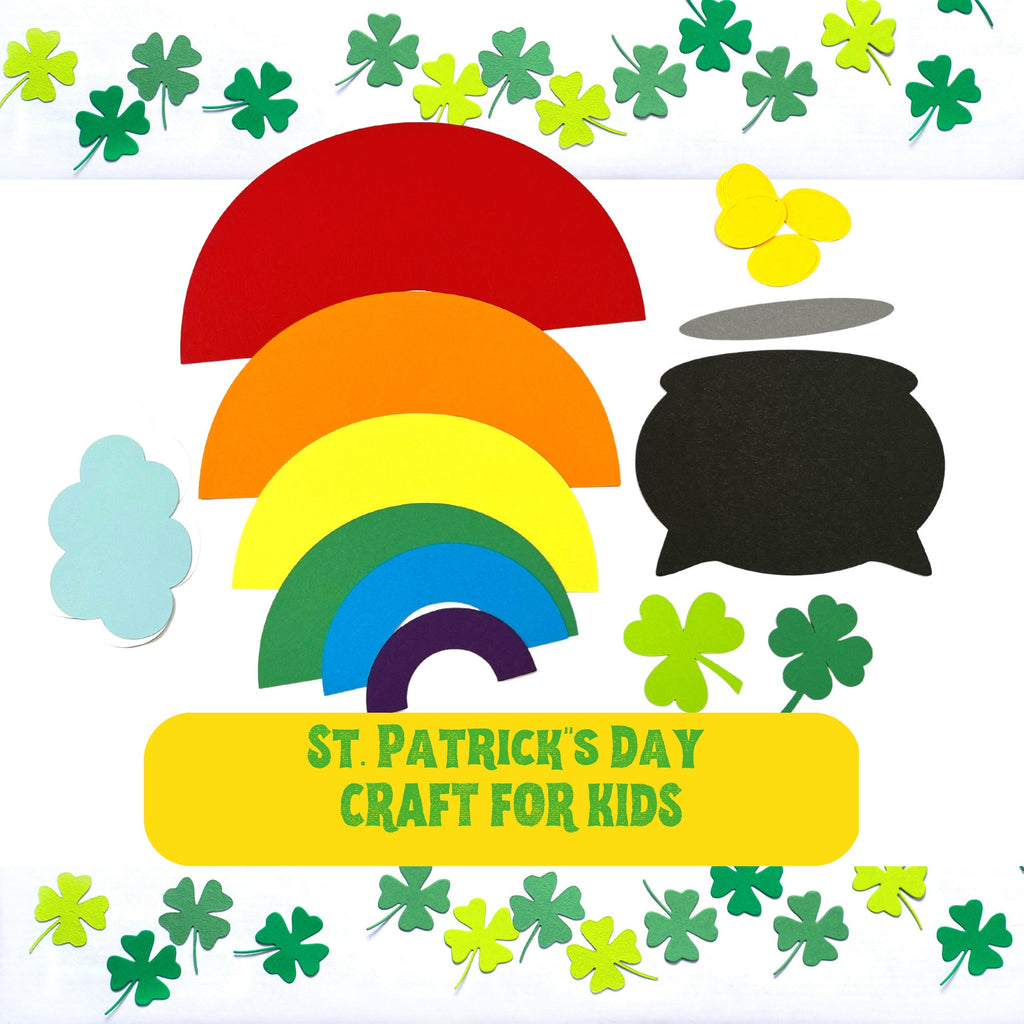 ST. PATRICK'S DAY Craft For Kids| Rainbow Paper Craft/ Preschool crafts
