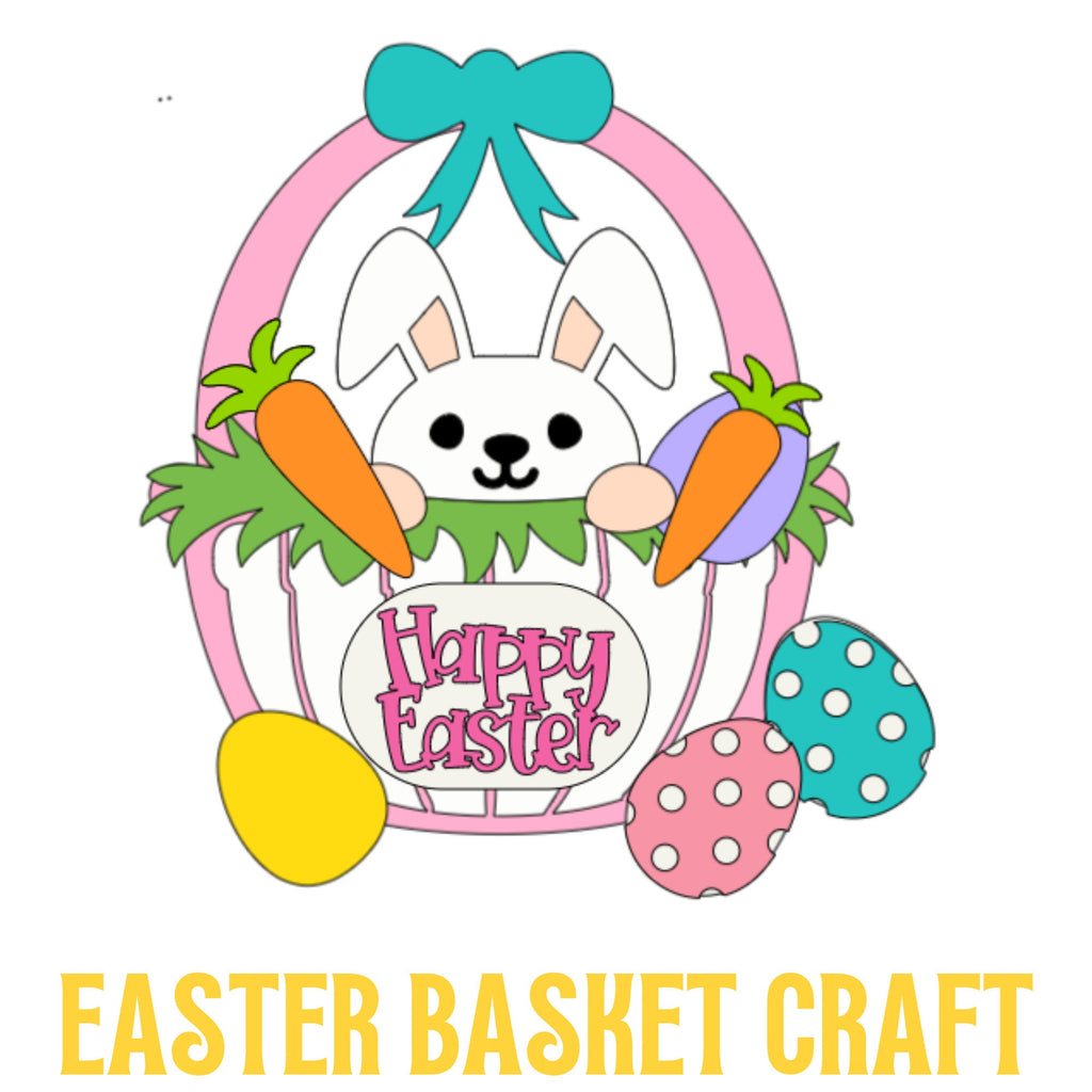 EASTER BASKET CRAFT| Paper Basket Craft kit| Preschool Easter Craft