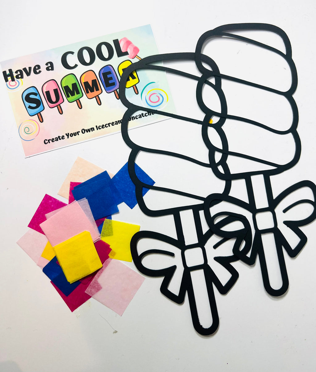 SET OF 3 Summer Sun-Catcher DIY Kit