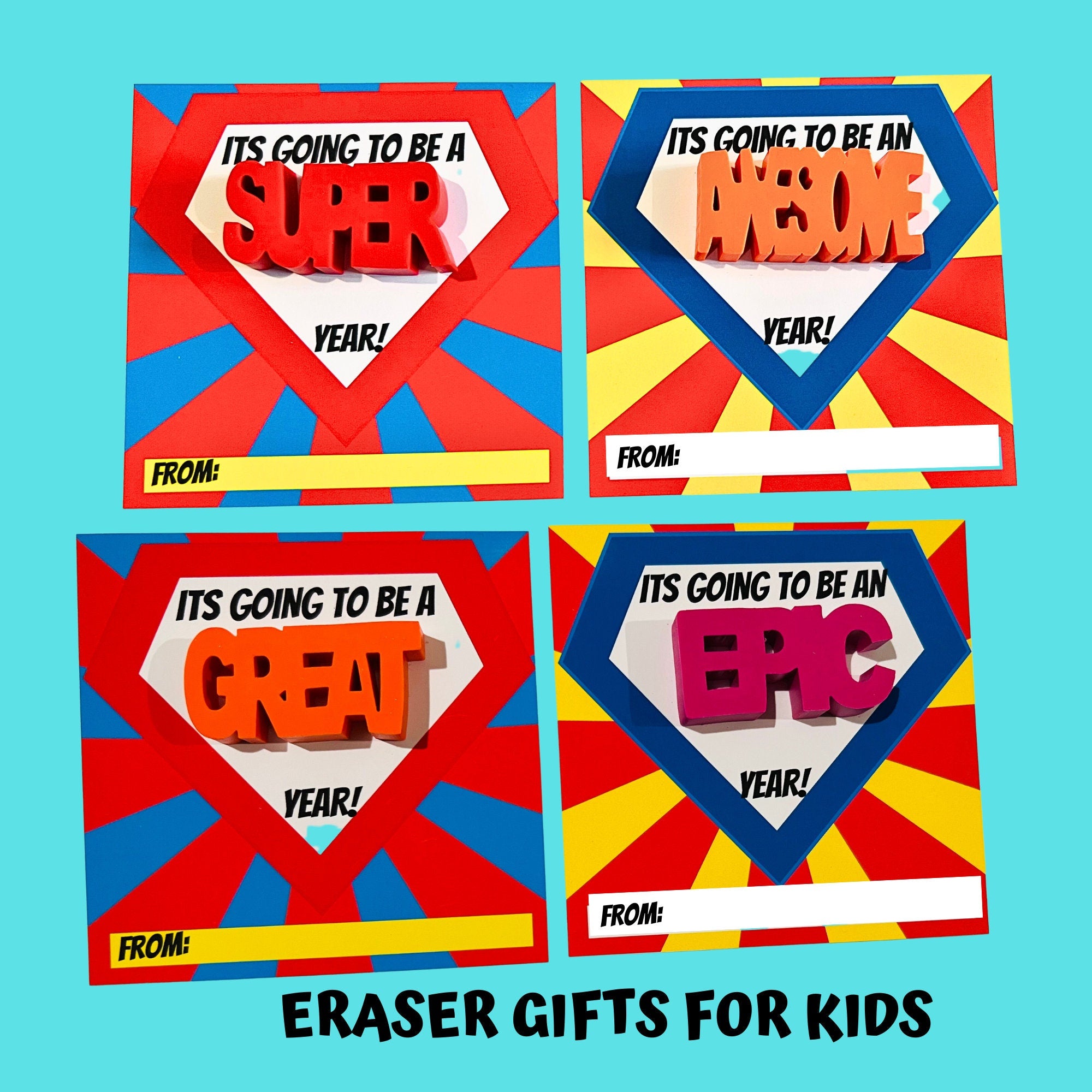 ERASER Gifts For Kids| Back to school Student Gifts! Welcome Back To School gifts