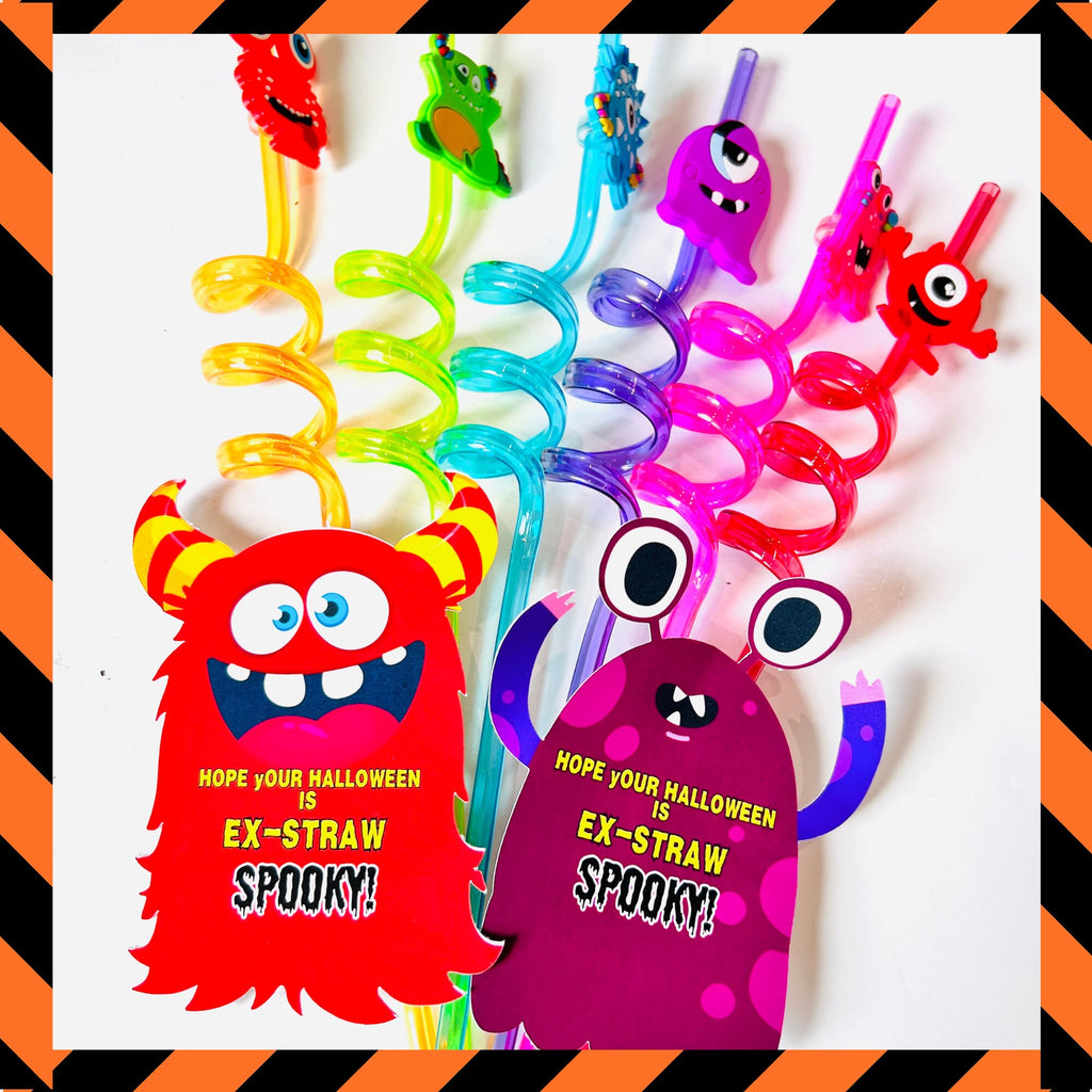 HALLOWEEN STRAW GIFTS for Halloween Party Favor, Trick or Treating I