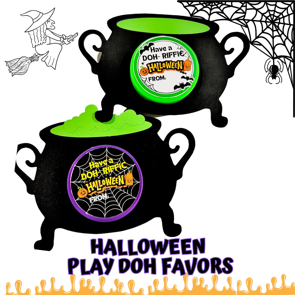 HALLOWEEN PLAYDOH FAVORS| Halloween favors| Halloween Play -dough gifts