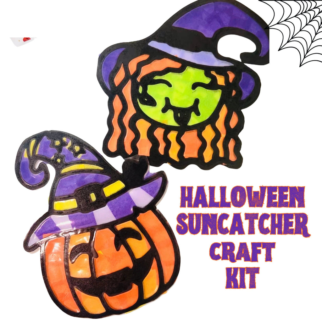 HALLOWEEN SUNCATCHER KIT| Halloween Craft Kit|