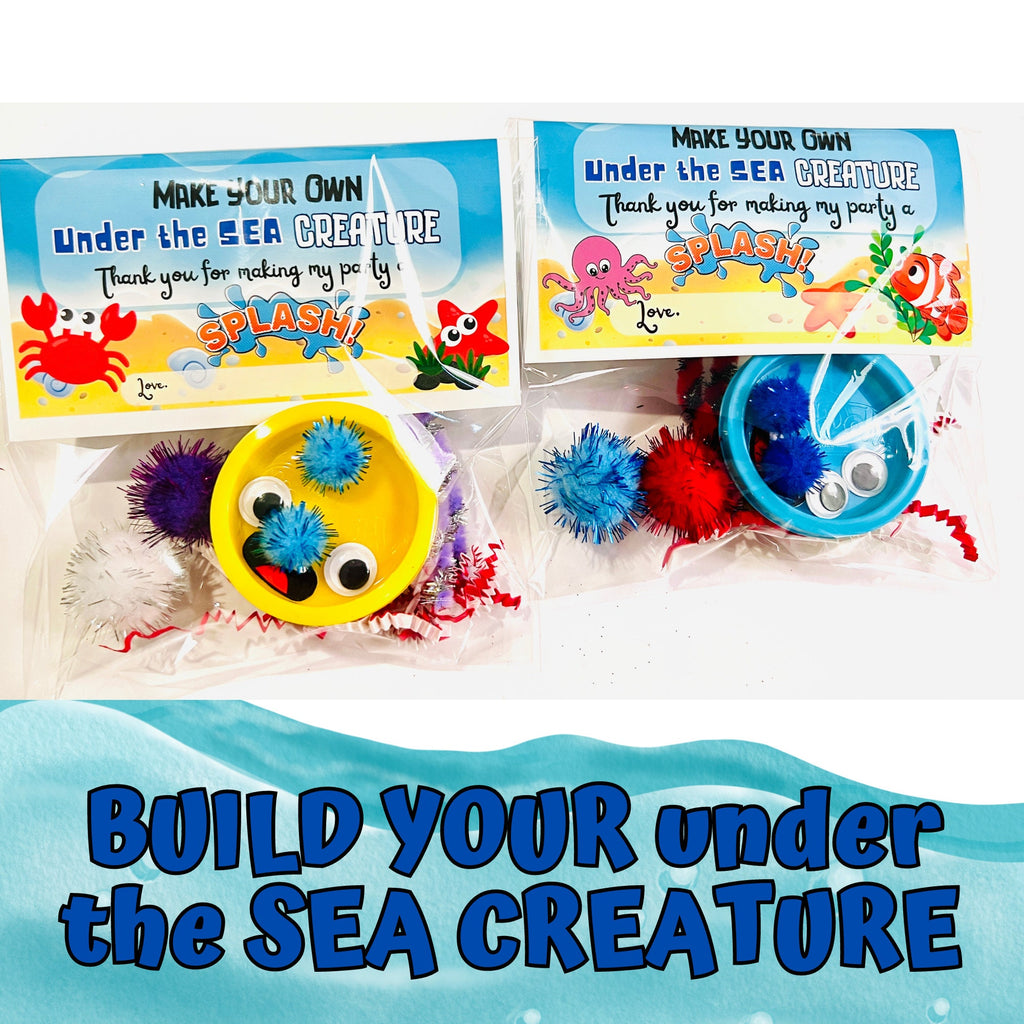 Make your own Under The sea Creature| Under The Sea Party Favors