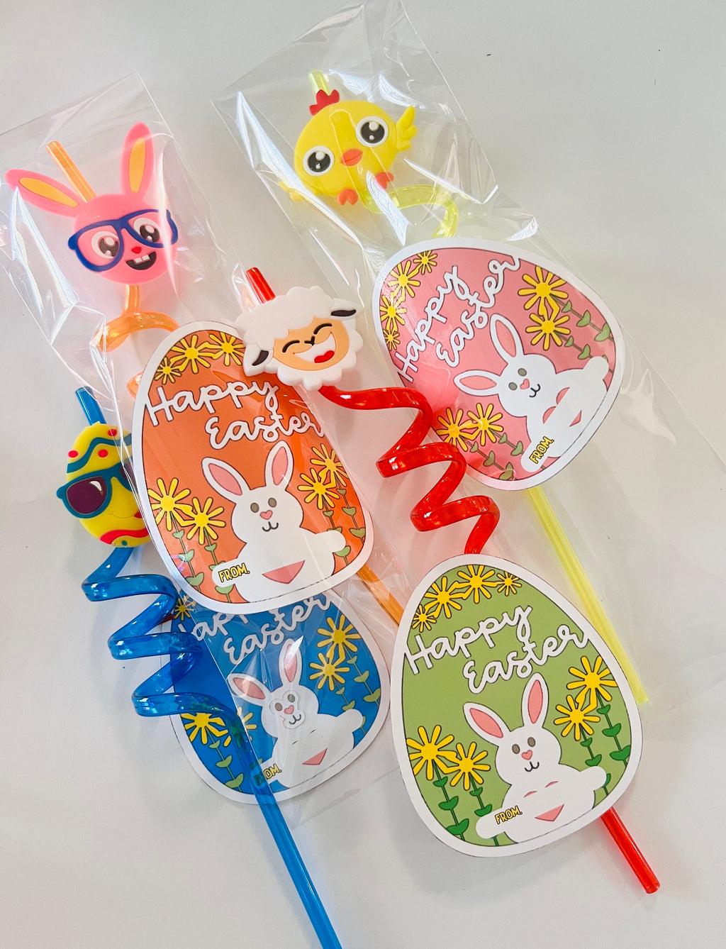 EASTER STRAWS FAVORS
