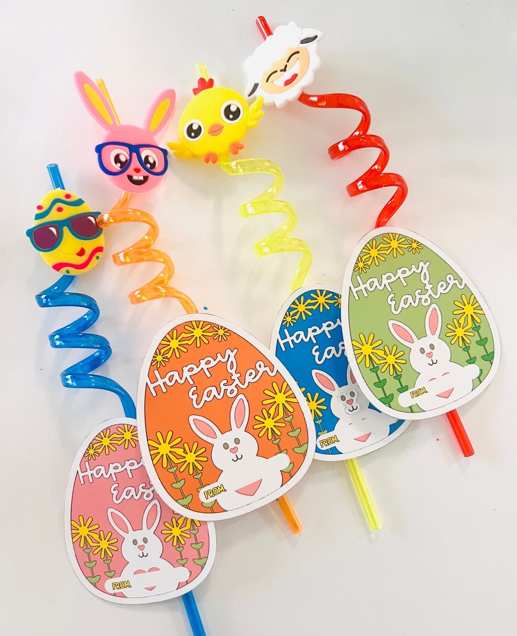 EASTER STRAWS FAVORS