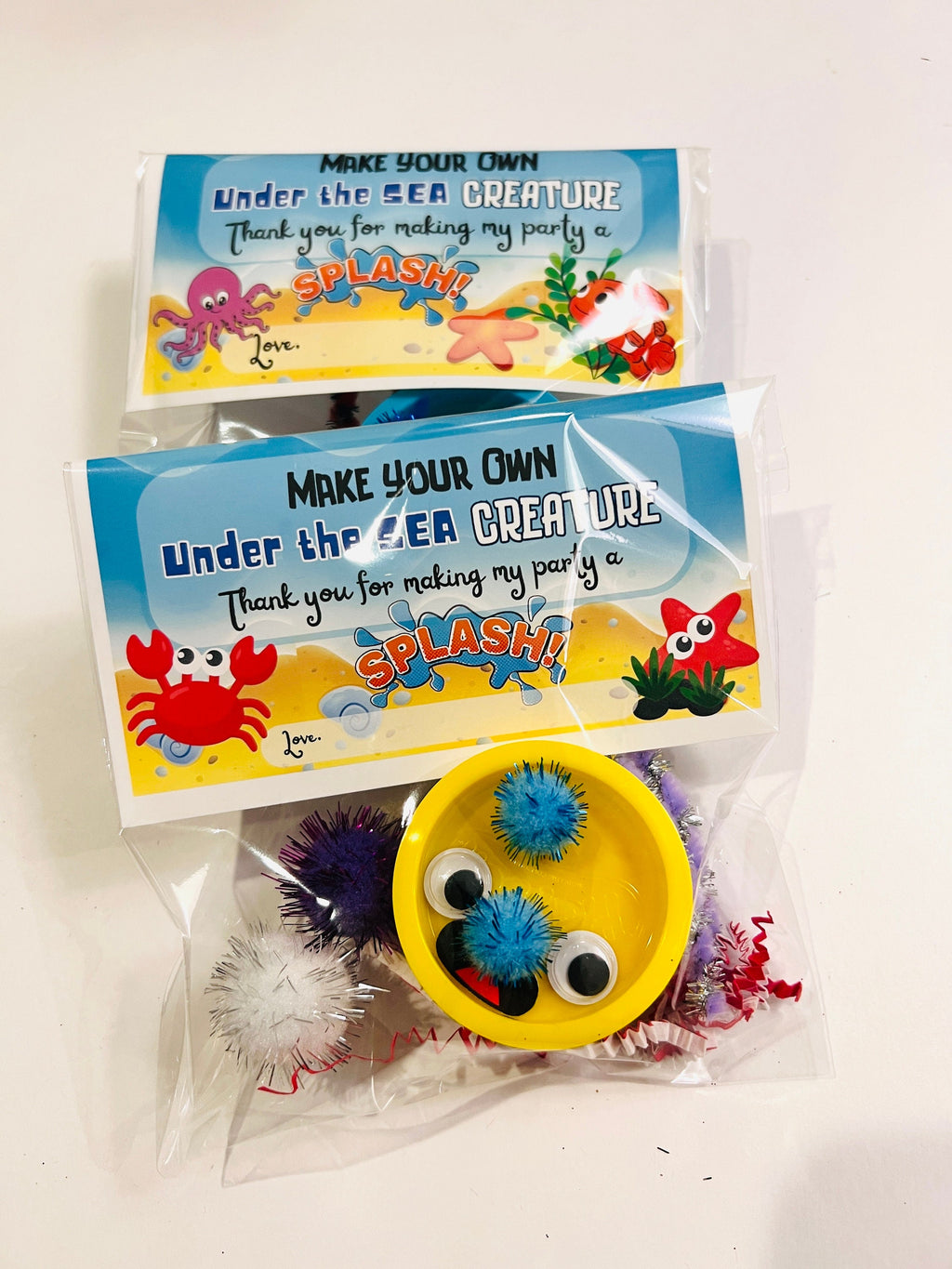 Make your own Under The sea Creature| Under The Sea Party Favors