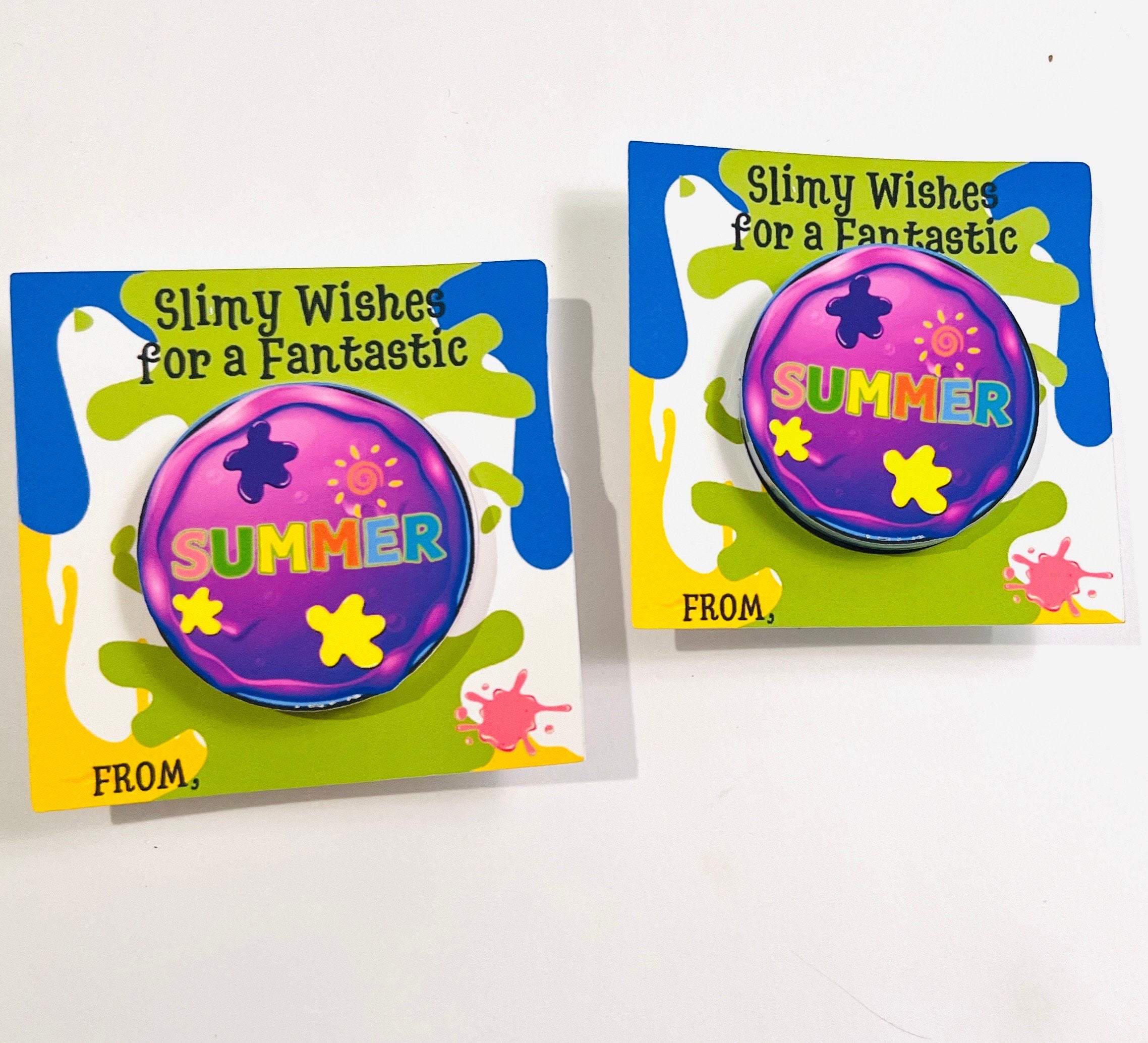 Slime Favors For End of school year