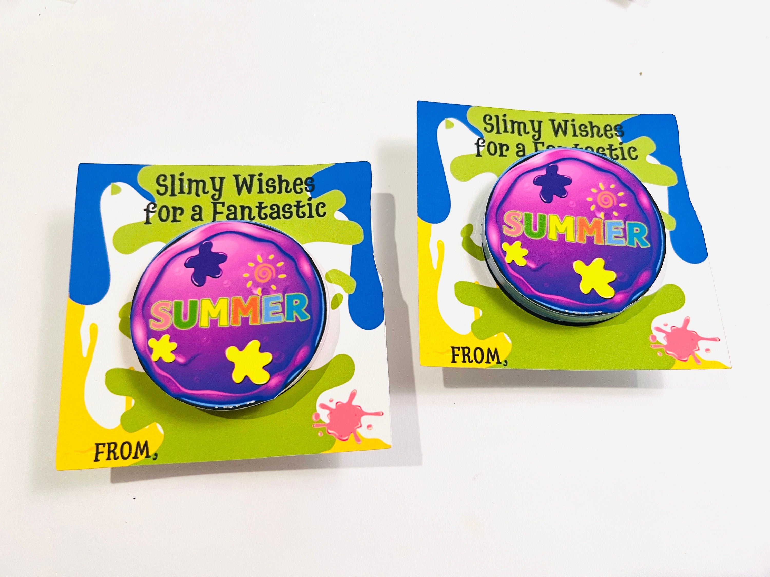 Slime Favors For End of school year
