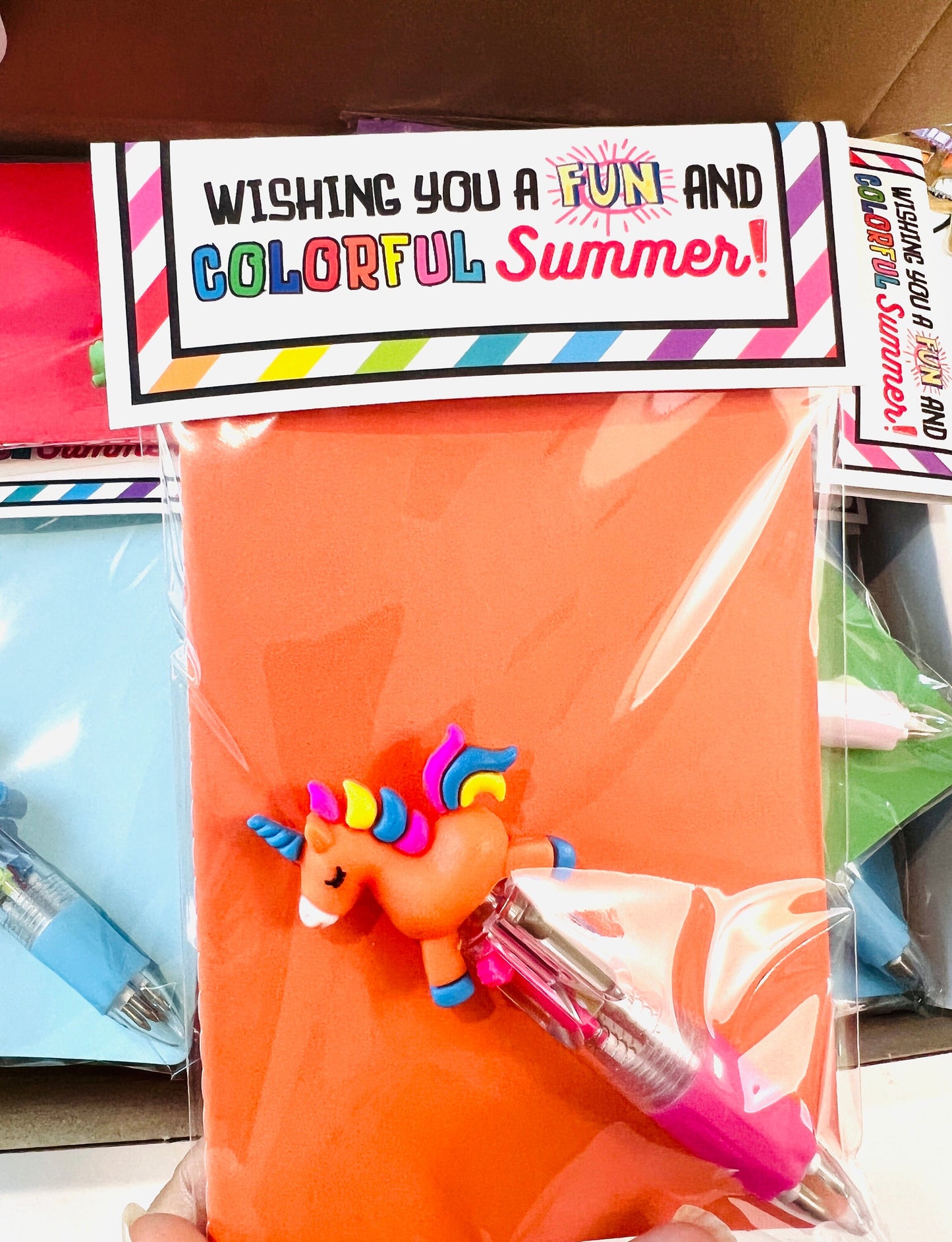 End Of School Year Gifts/ Classroom summer party favors