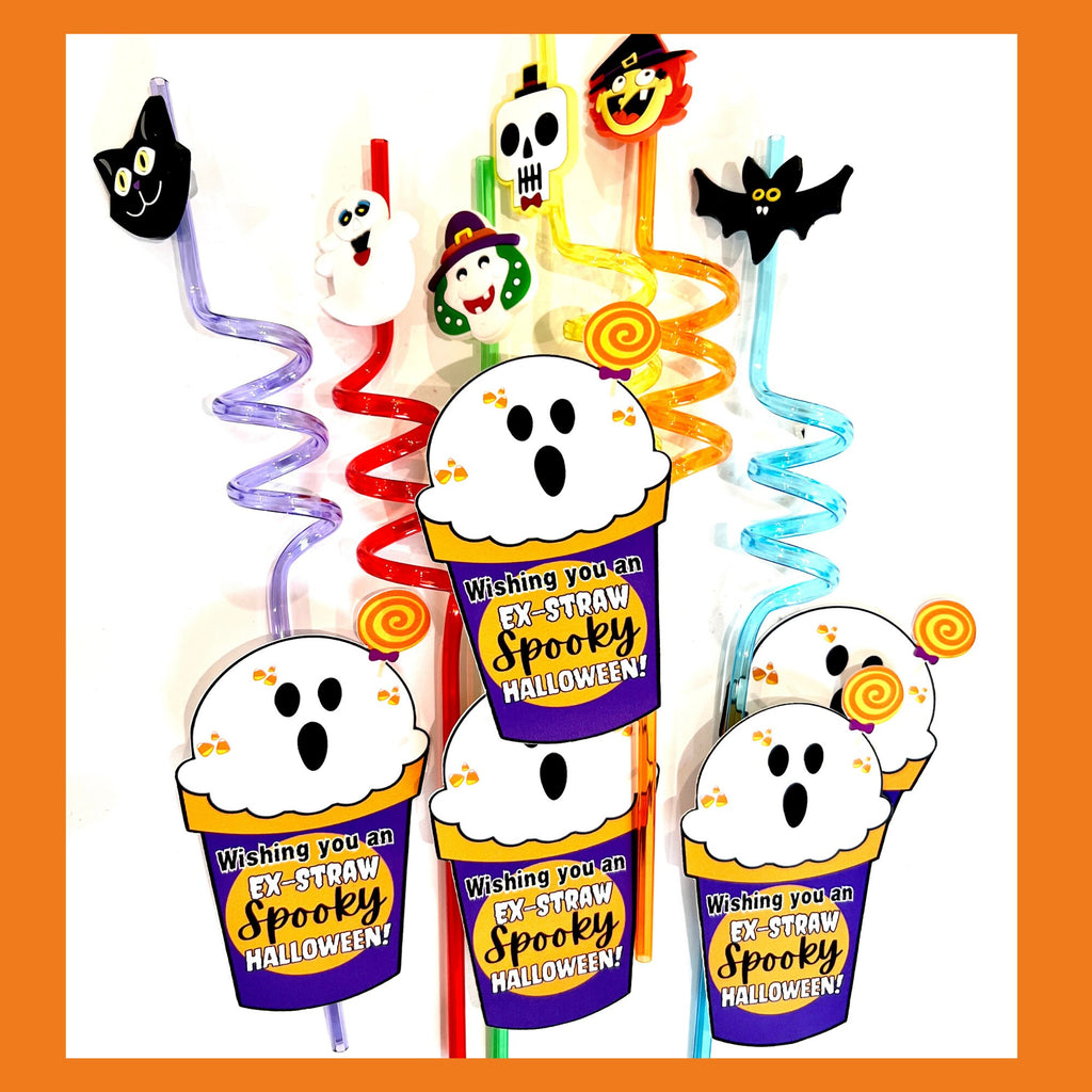 HALLOWEEN STRAW GIFTS for Halloween Party Favor, Trick or Treating I