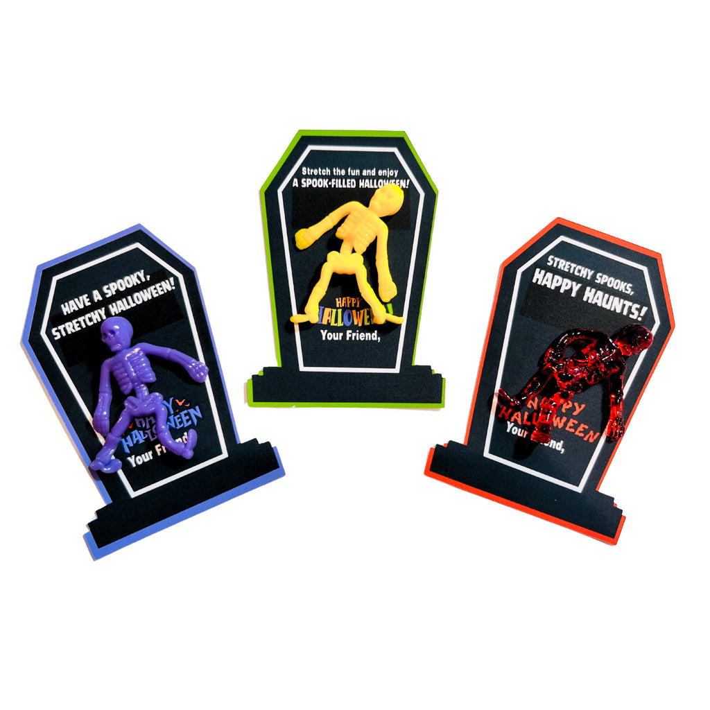 Halloween Party Favors| Stretchy Skeleton Classroom Favor| Halloween Class Gifts|| Non-Candy Trick or Treating,