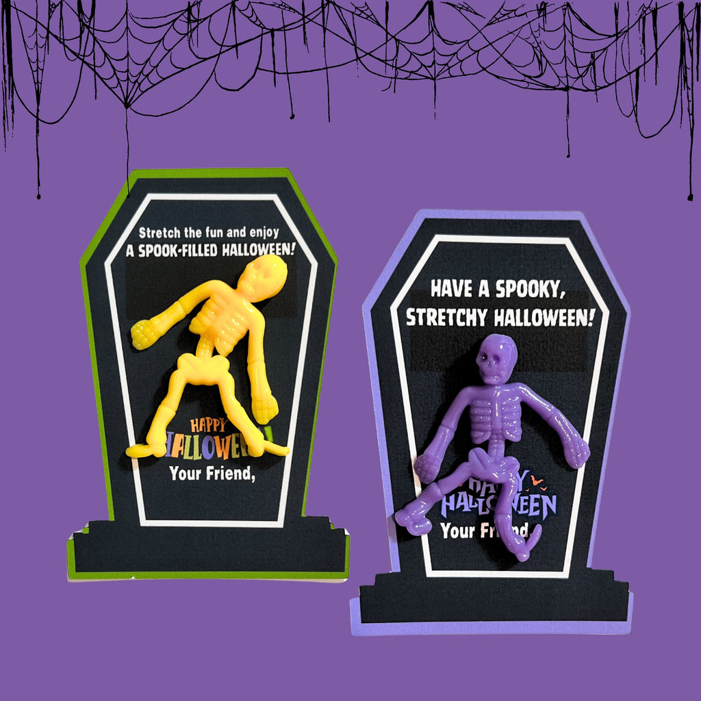 Halloween Party Favors| Stretchy Skeleton Classroom Favor| Halloween Class Gifts|| Non-Candy Trick or Treating,