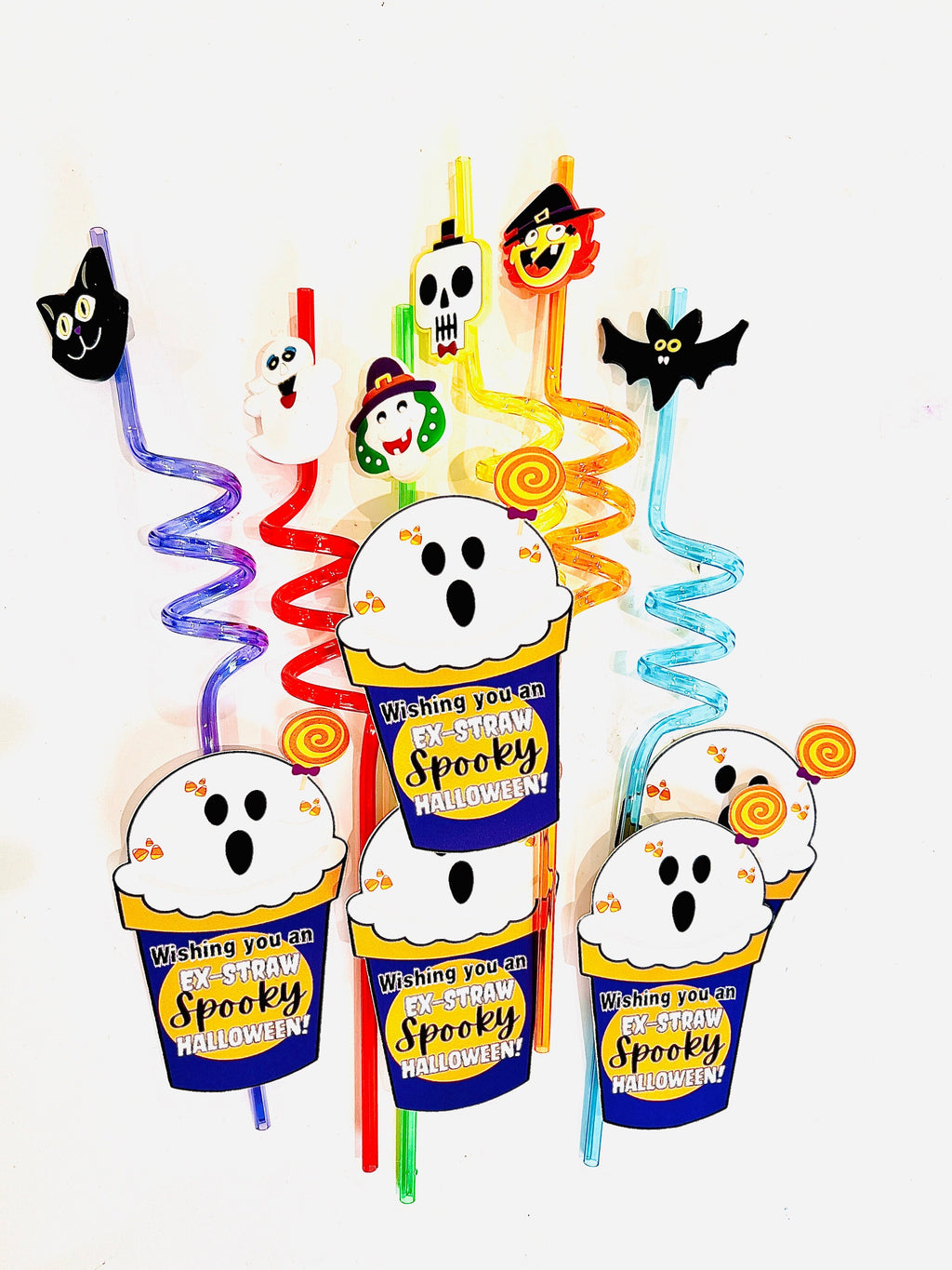 HALLOWEEN STRAW GIFTS for Halloween Party Favor, Trick or Treating I