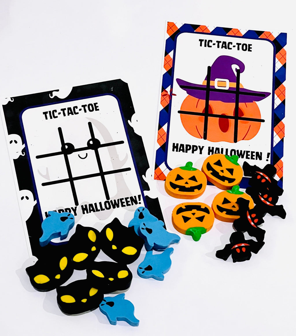 Halloween Tic-Tac-Toe favors/ Halloween classroom gifts/Halloween Party Favors