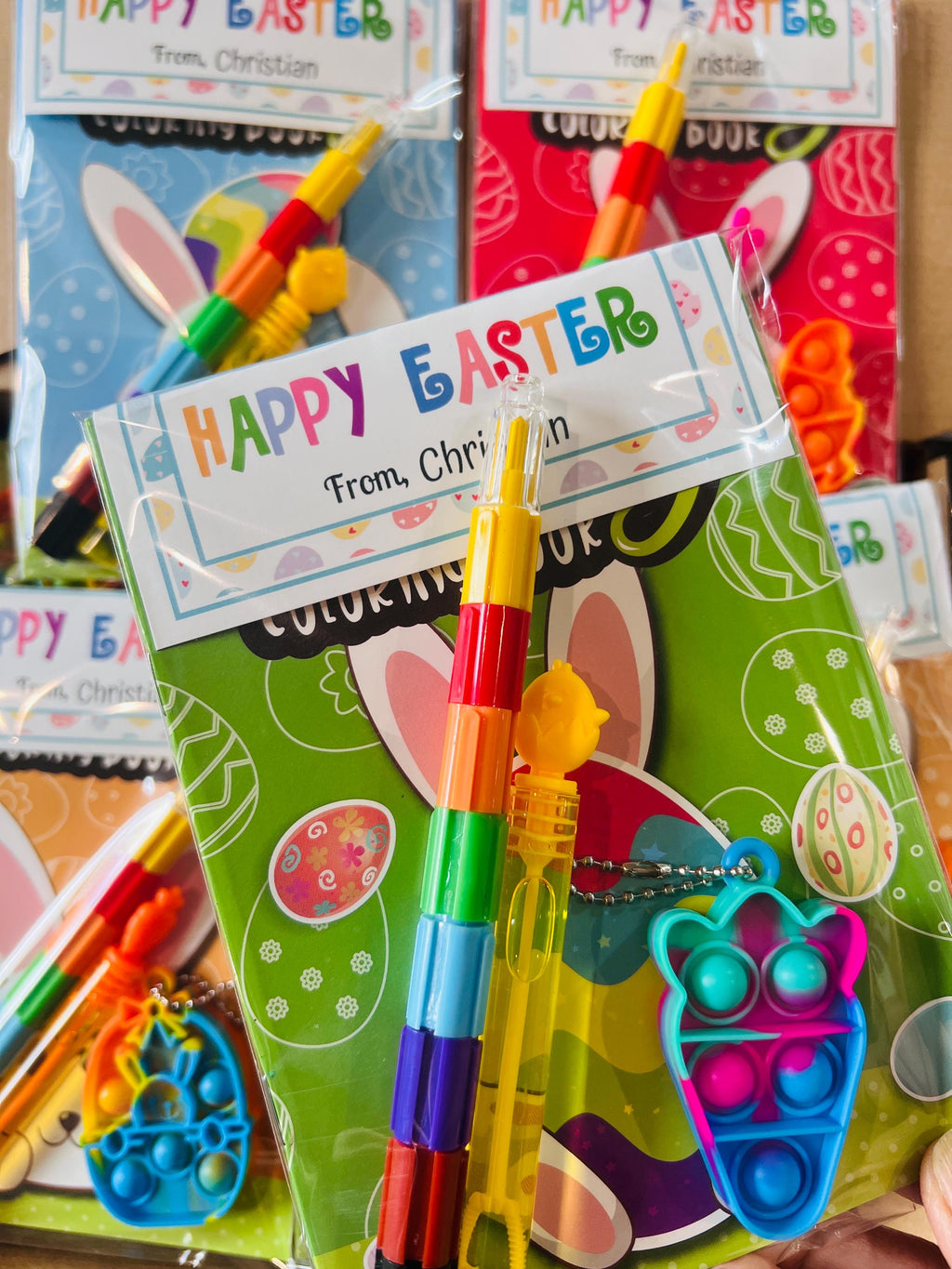 Easter goodie bags For Kids/ easter Class Party Favors