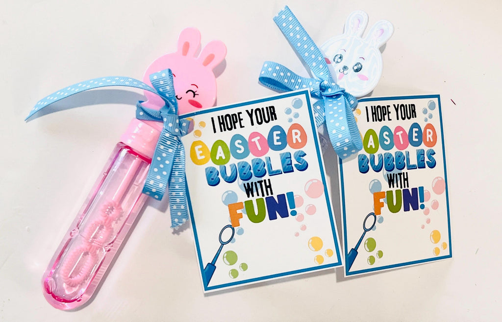 Easter Bubble favors/ Easter basket stuffers/ Toddler Easter gifts