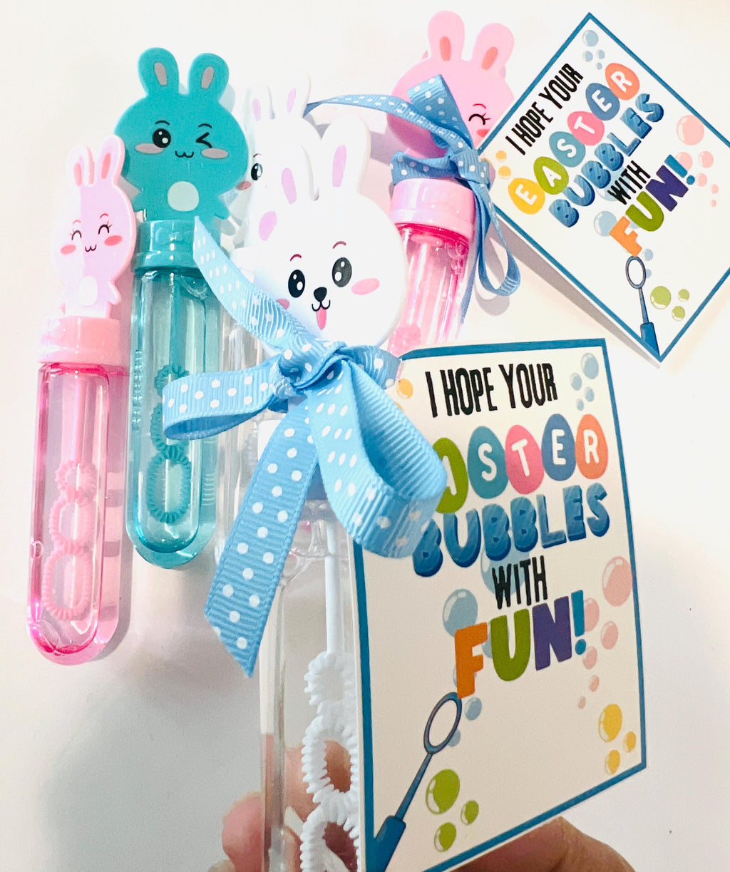 Easter Bubble favors/ Easter basket stuffers/ Toddler Easter gifts