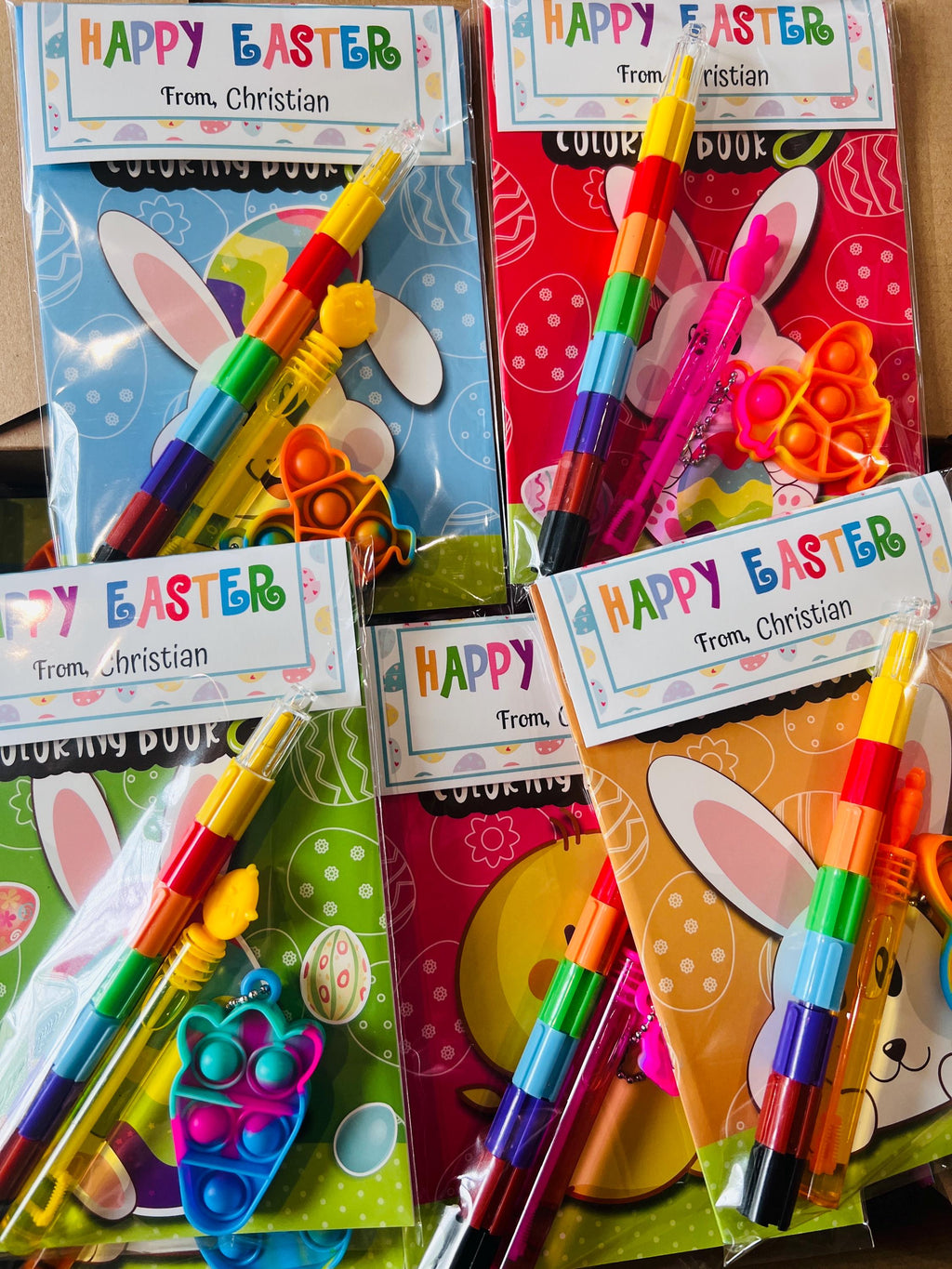 Easter goodie bags For Kids/ easter Class Party Favors