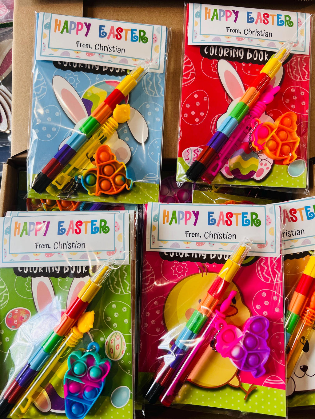 Easter goodie bags For Kids/ easter Class Party Favors