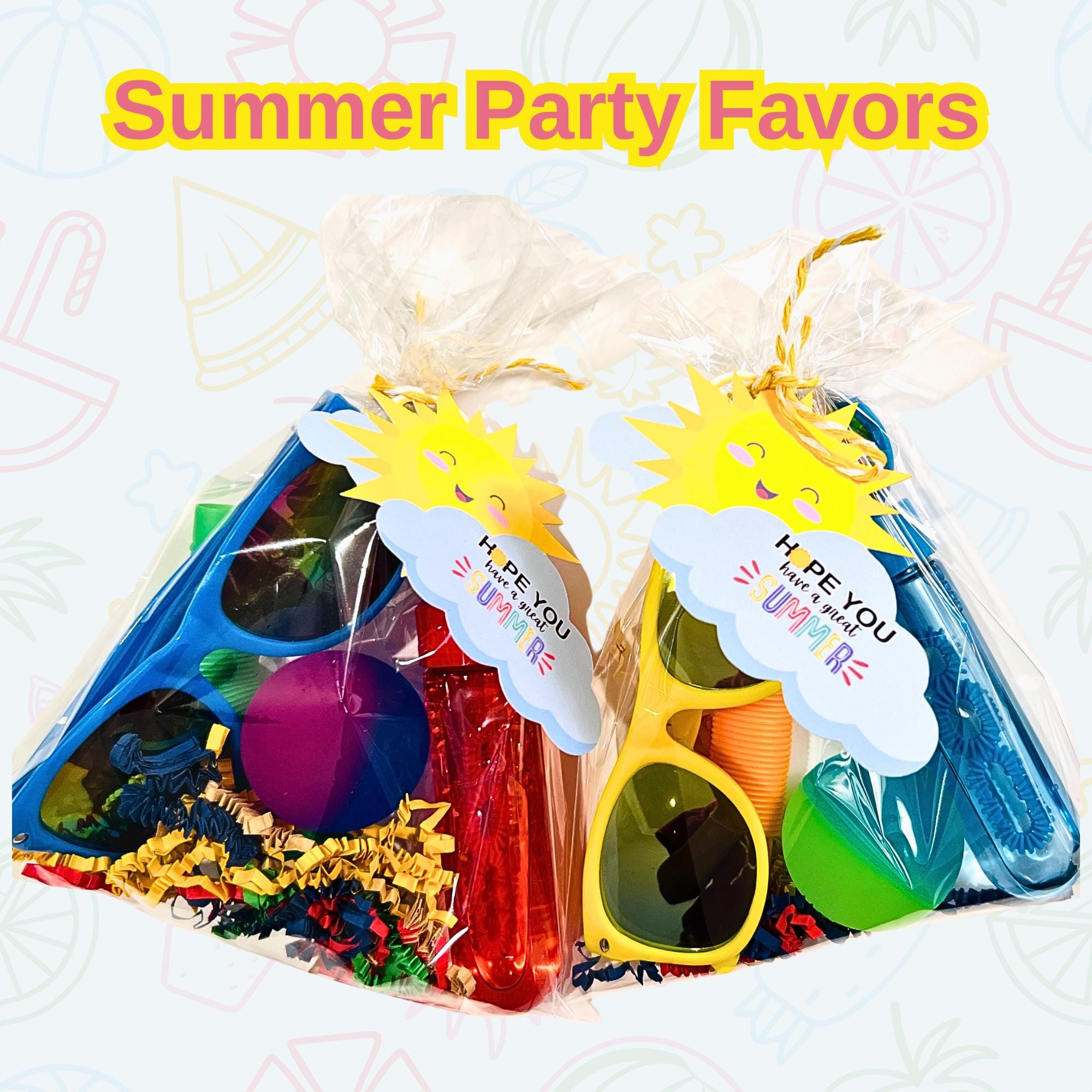 Summer  Pool  Party Favors /Summer End of year party favors/  Student end of the year class gifts/
