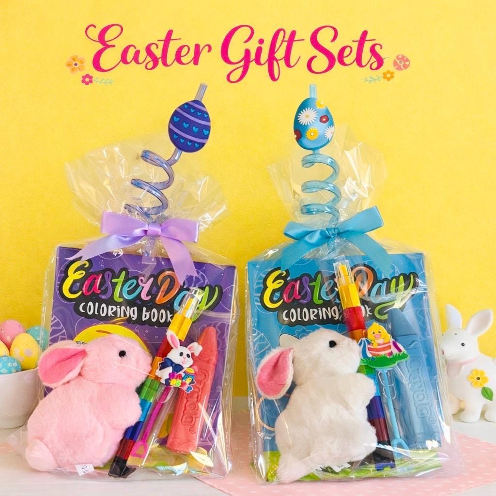Easter Gift Set for Kids | Easter Basket Stuffer | Bunny Plush  Kit | Easter Party Favor | Kids Easter Activity Gift Bag